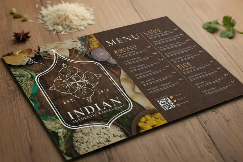 Restaurant Menu Design