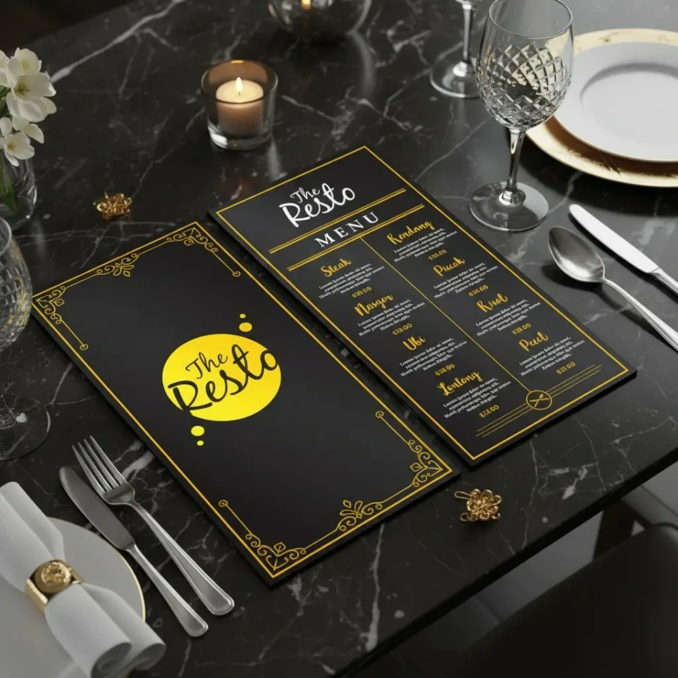 Digital Menu Design UAE